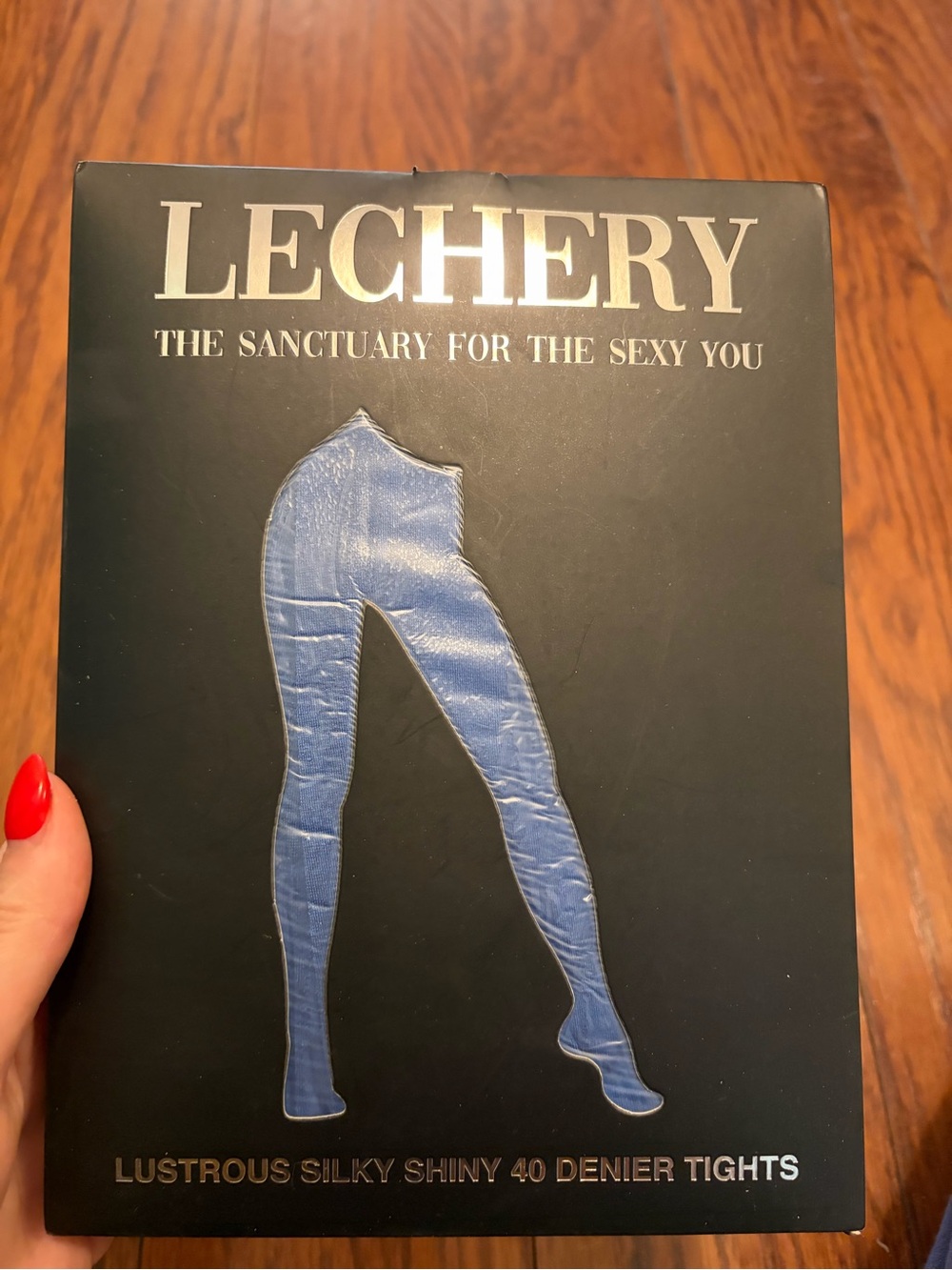 Shiny Blue 40 Denier Tights
